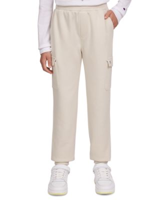 Champion - Big Girls Smocked-Waist Cargo Joggers
