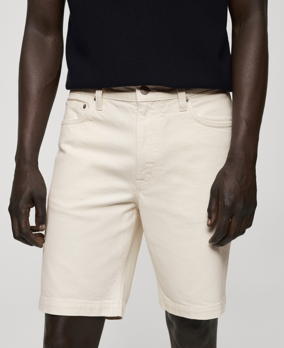 Mango Men's Denim Bermuda Shorts