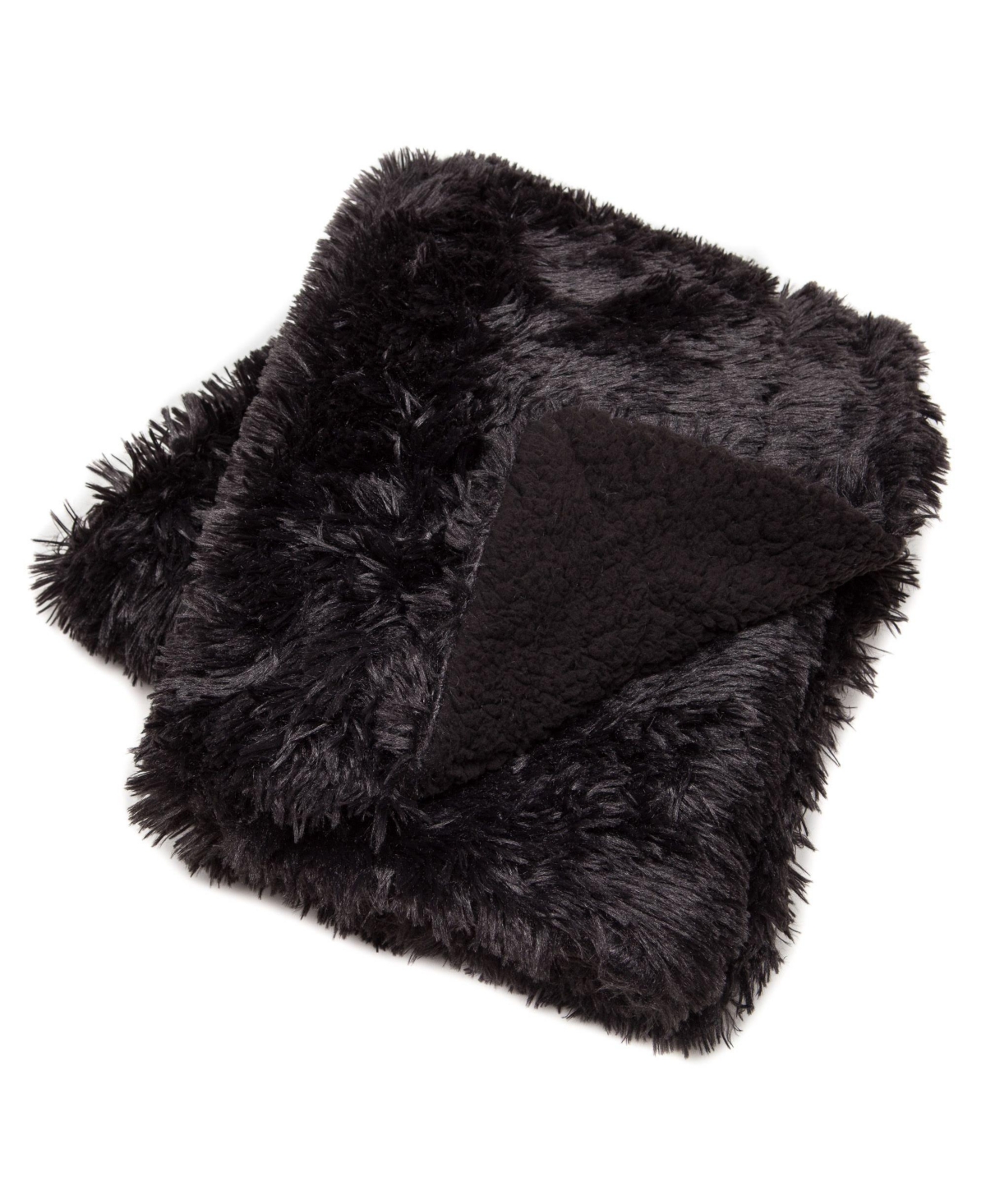Chanasya Premium Solid Faux Long Fur Throw Blanket - Soft, Fuzzy Throw Blanket - For Bed or Couch - 92