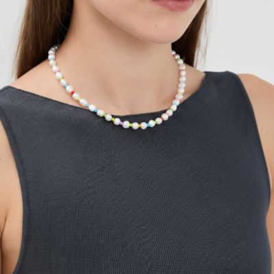 18K Gold Plated & Freshwater Pearls Sakura Necklace