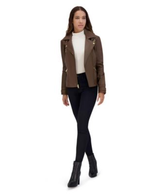 thumbnail image 2 of Andrew Marc Women's Mixed Media Jacket At Jonathan Stiefel Blog 2 of 14