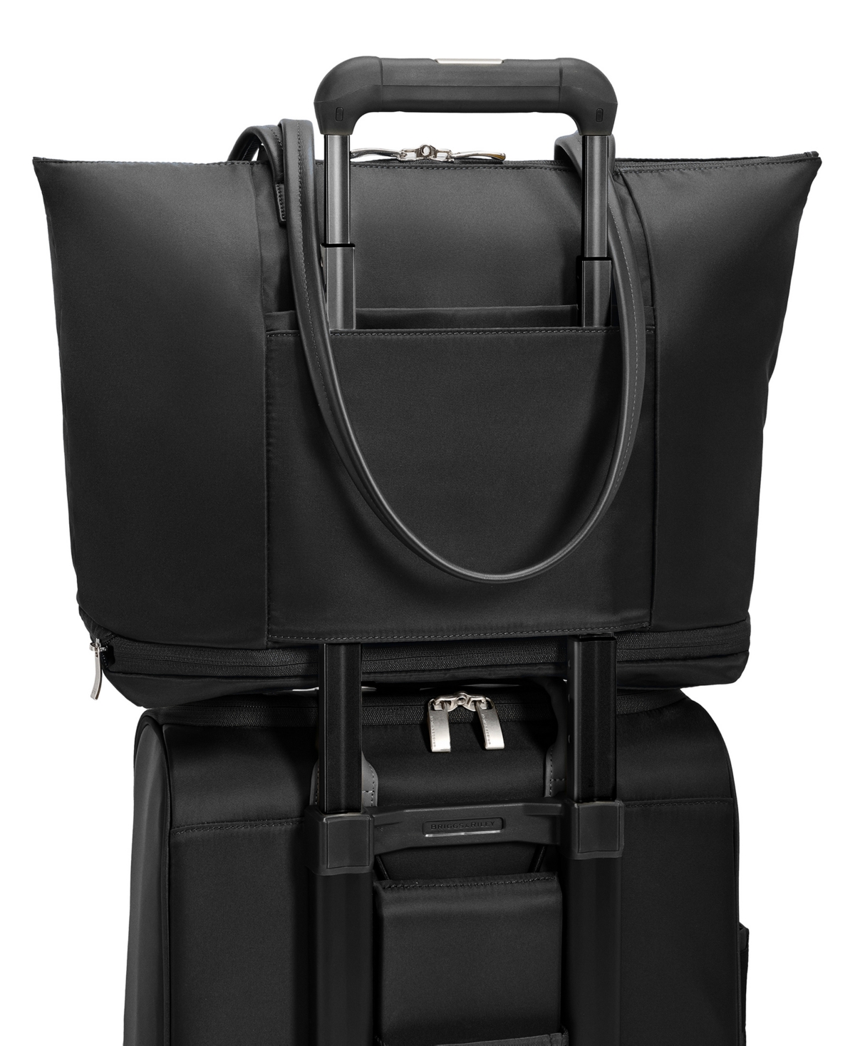 Briggs & Riley 13.5" Rhapsody Expandable Tote In Black