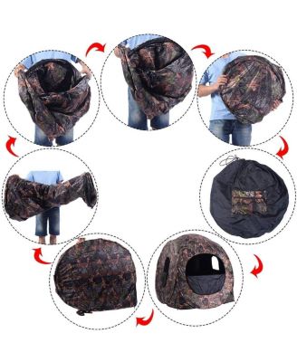 Portable Pop up Ground Camo Blind Hunting Enclosure