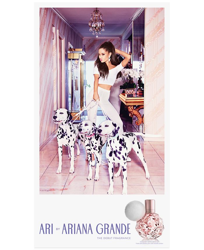 Ariana grande online holding perfume