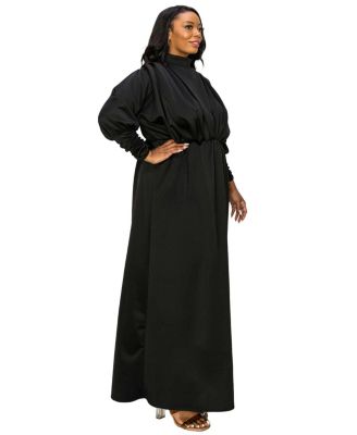Plus Size Laufey Pleated Bodice Maxi Dress