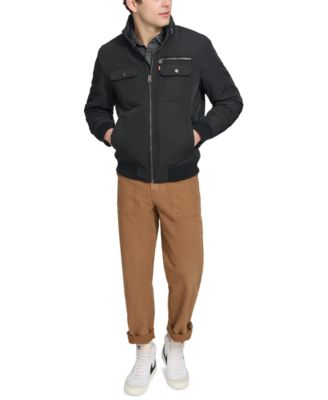 Men's Twill Stand-Collar Jacket