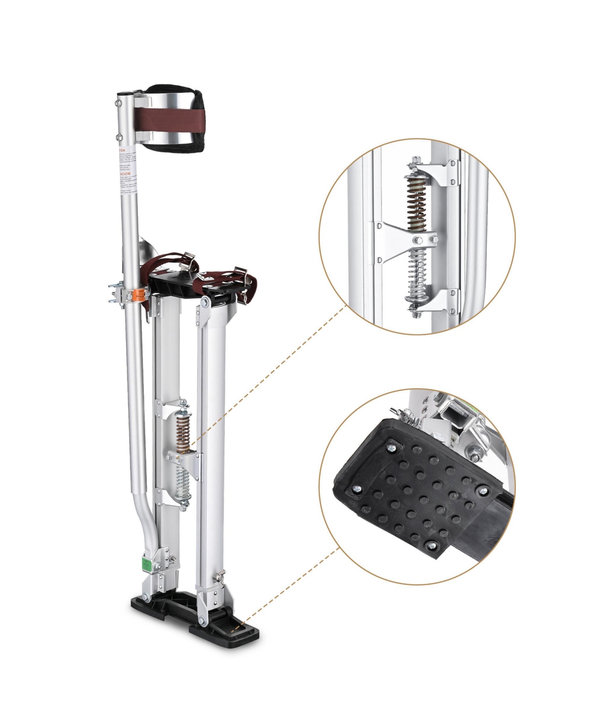 Yescom Drywall Stilts w/ Wing Bolt Replacement 24