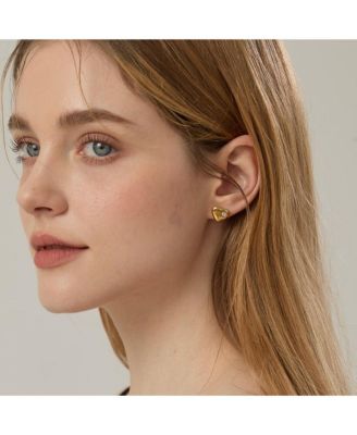Ciara Heart Stud Earrings