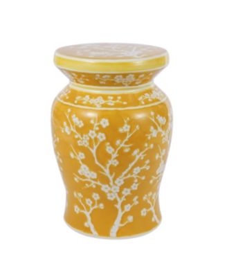 Cherry Ceramic Garden Stool