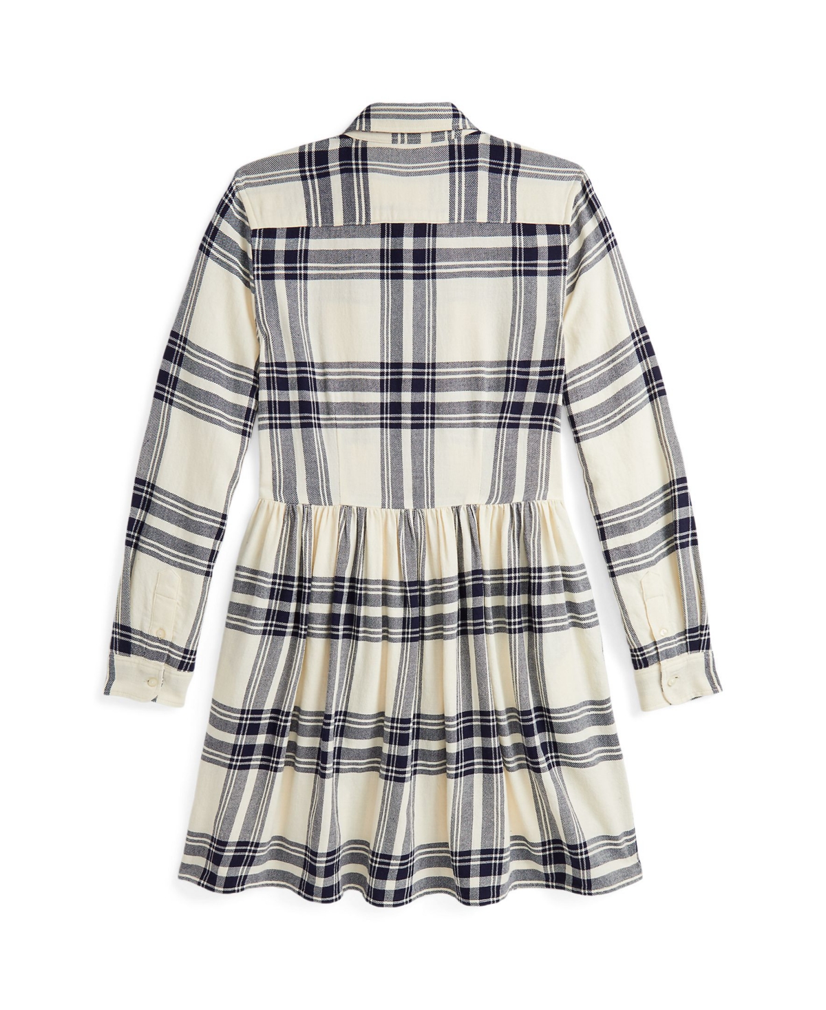 Polo Ralph Lauren Big Girls Plaid Cotton Twill Shirtdress
