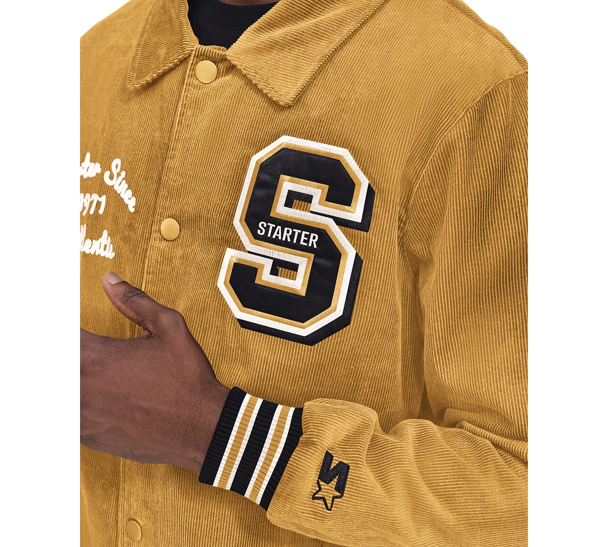 Starter Men's 1971 Madden Corduroy Varsity Jacket