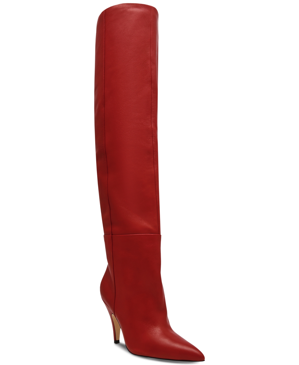 Steve madden red leather boots sale