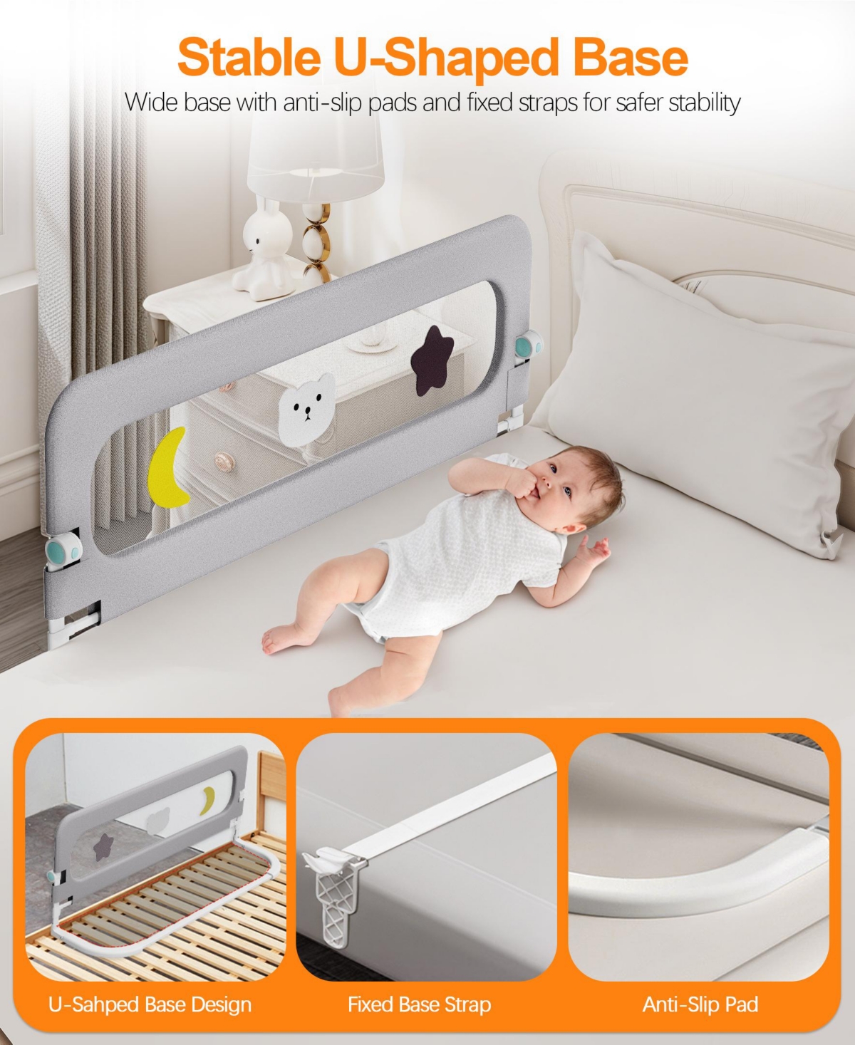 Skonyon Split Swimming Pool Ladder Stainless Steel 3-Step Ladder and 2 Handrails