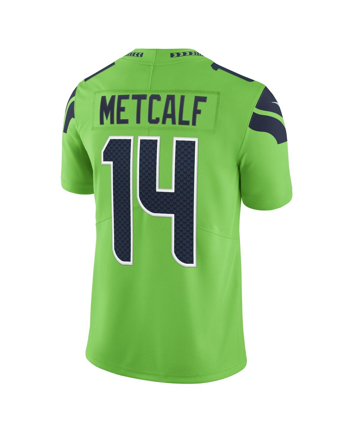 Nike Men's Dk MetcalfSeattle Seahawks Vapor Limited Player Jersey - Neon Green