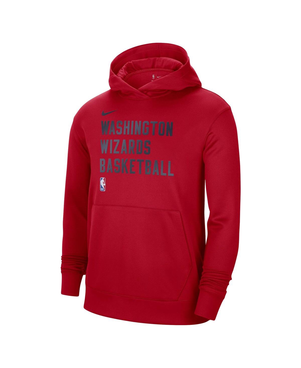 Nike Men's and Women'sWashington Wizards 2023/24 Performance Spotlight On-Court Practice Pullover Hoodie - Red
