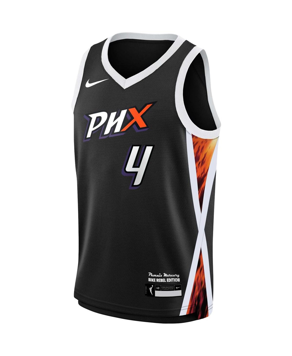 Nike Big Boys and Girls Skylar Diggins-SmithPhoenix Mercury 2021 Rebel Edition Victory Player Jersey - Black