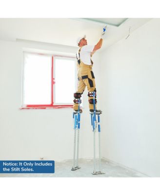 Drywall Stilt Replacement Part Repairs 1 Pair of Rubber Sole Floors Construction Ceiling Tool Kit Accessories