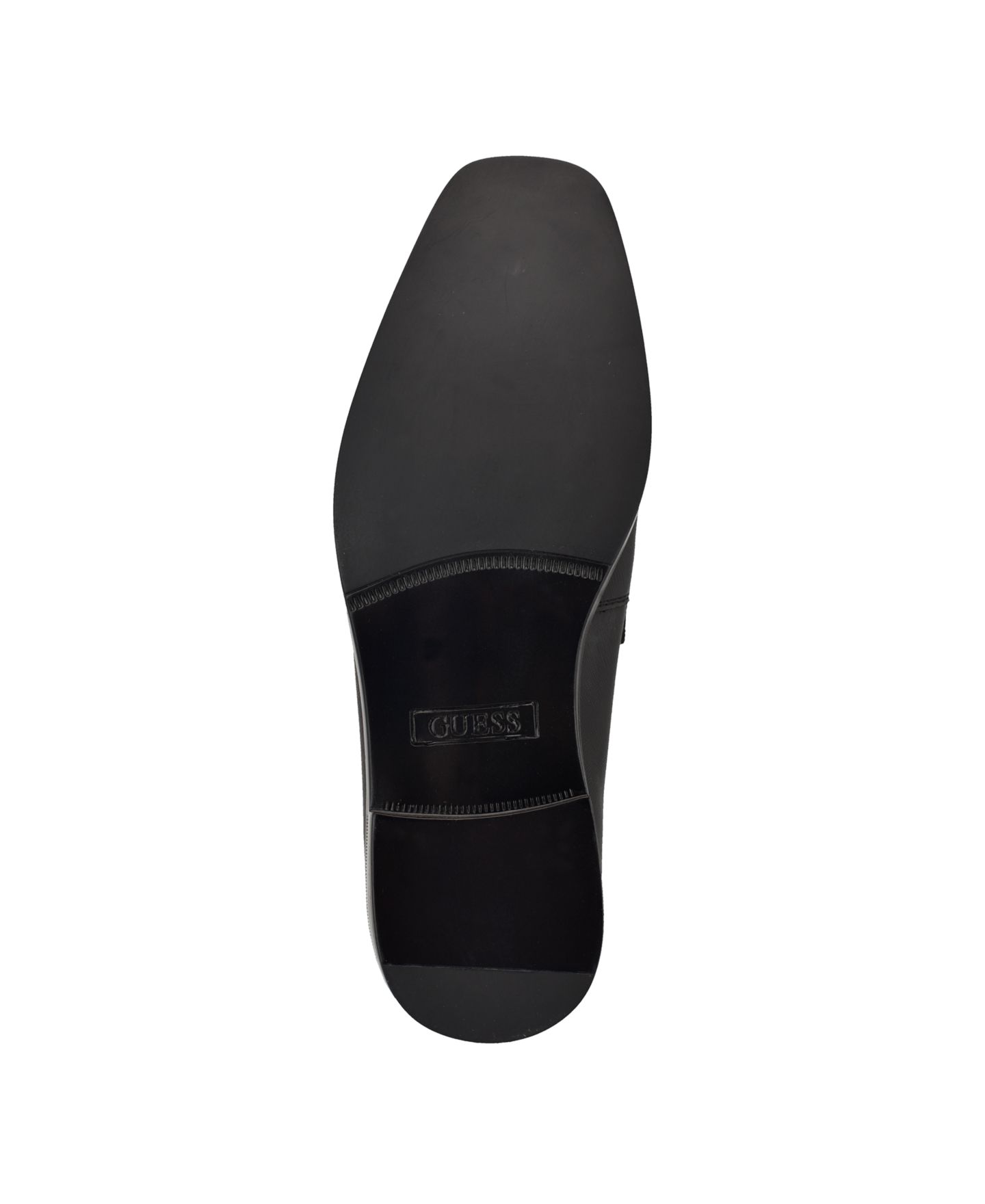 Мужские туфли GUESS Hare Square Toe Slip On Dress Loafers, цвет: Чёрный — фото 5