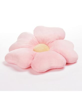 Lavender Floral Pink Decorative Pillow Plush Stuffed Toy