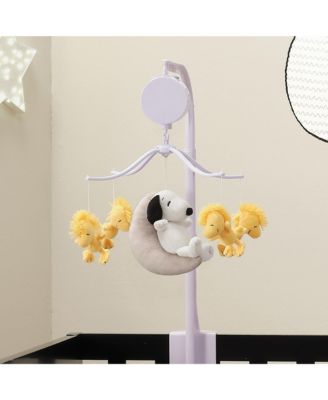 Snoopy Love Musical Baby Crib Mobile Soother Toy