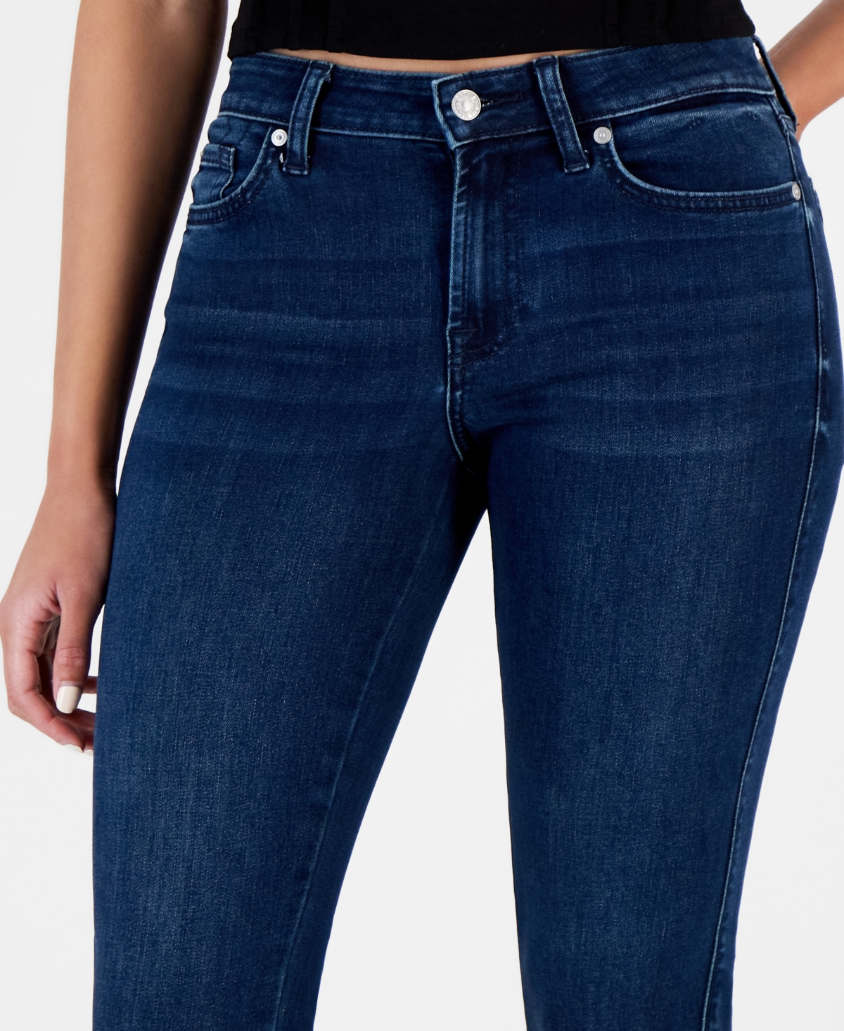 7 For All Mankind Women's Kimmie Straight-leg Jeans In Hazel
