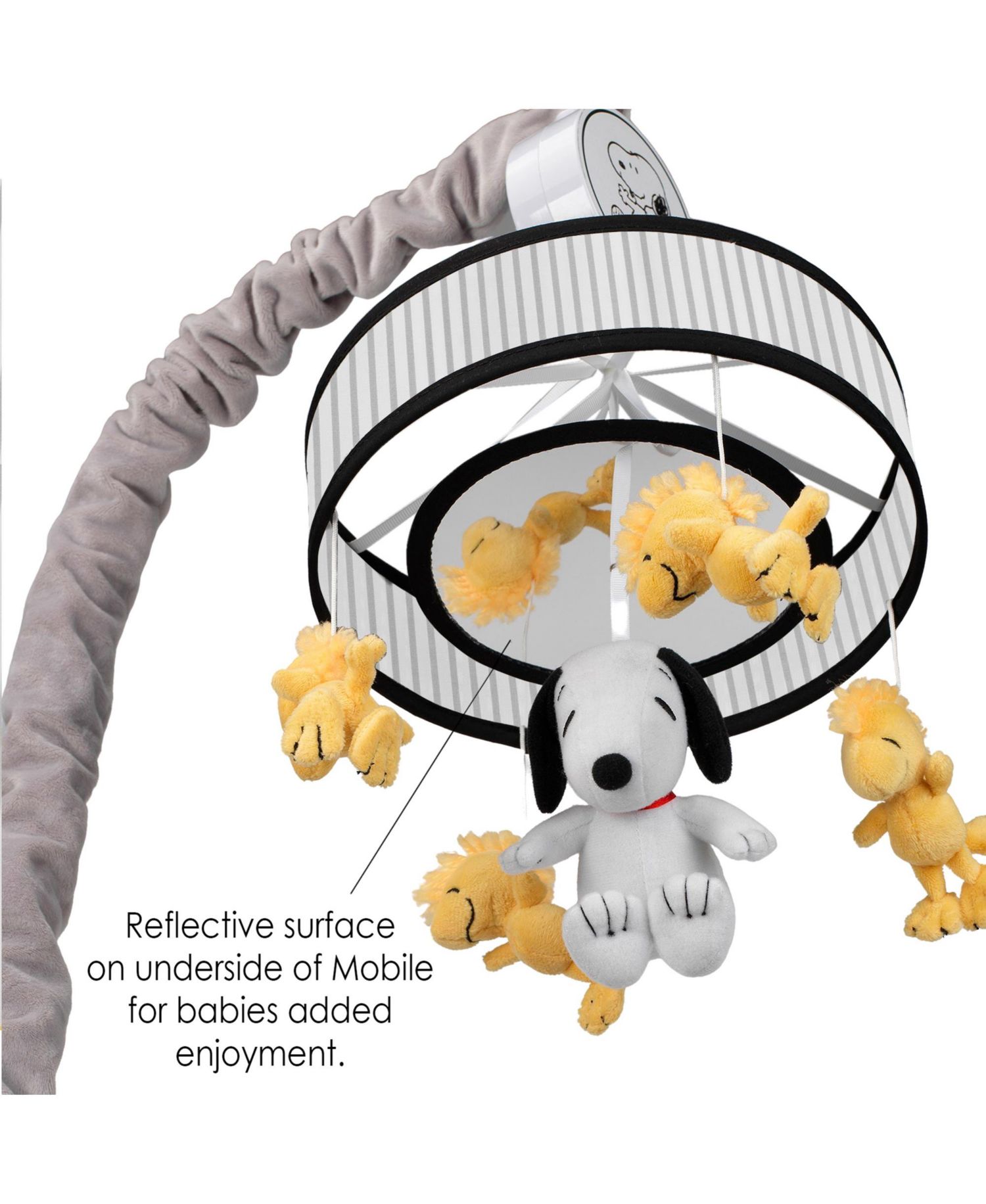 Classic Snoopy & Woodstock Musical Crib Mobile