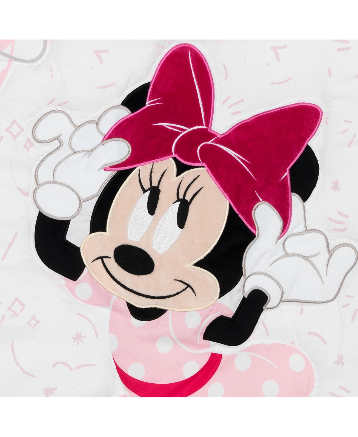 Lambs & Ivy Disney Baby Minnie Mouse Love 3-PieceNursery Bedding Set - Pink