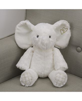 Signature Jamboree White/Gold Plush Elephant Stuffed Animal - Marshmallow