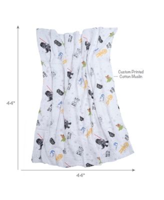 Star Wars 2-Pack Cotton Muslin Newborn Baby Swaddle Blankets