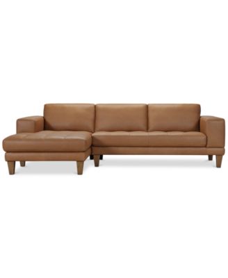 Niebee 2-Pc. Leather Sectional