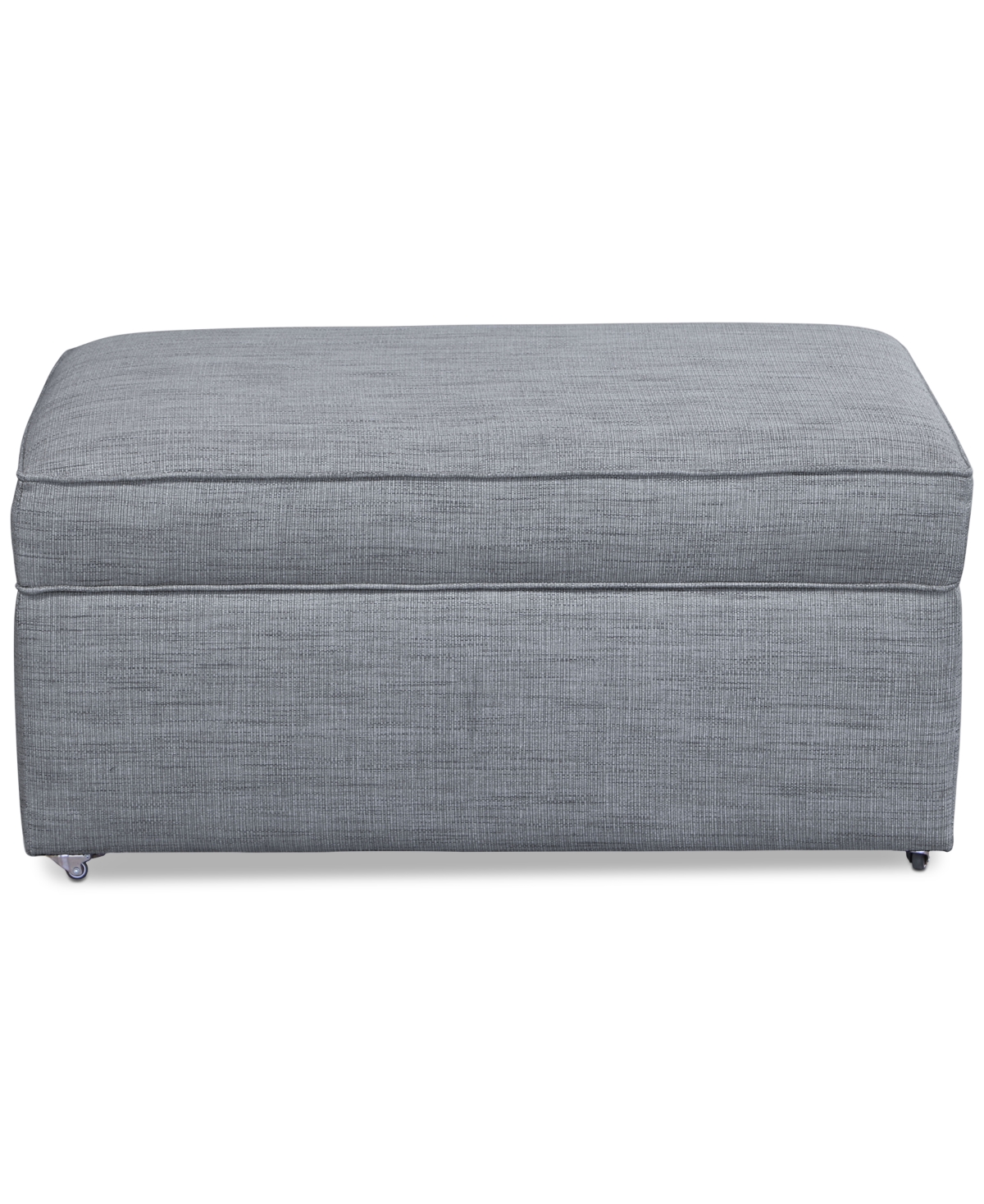 Shop Macy's Kaelie 40" Fabric Storage Bench, Created For  In Nickel