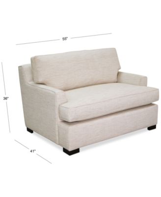 CLOSEOUT! Kaelie 55" Fabric Chair Bed, Created for Macy's