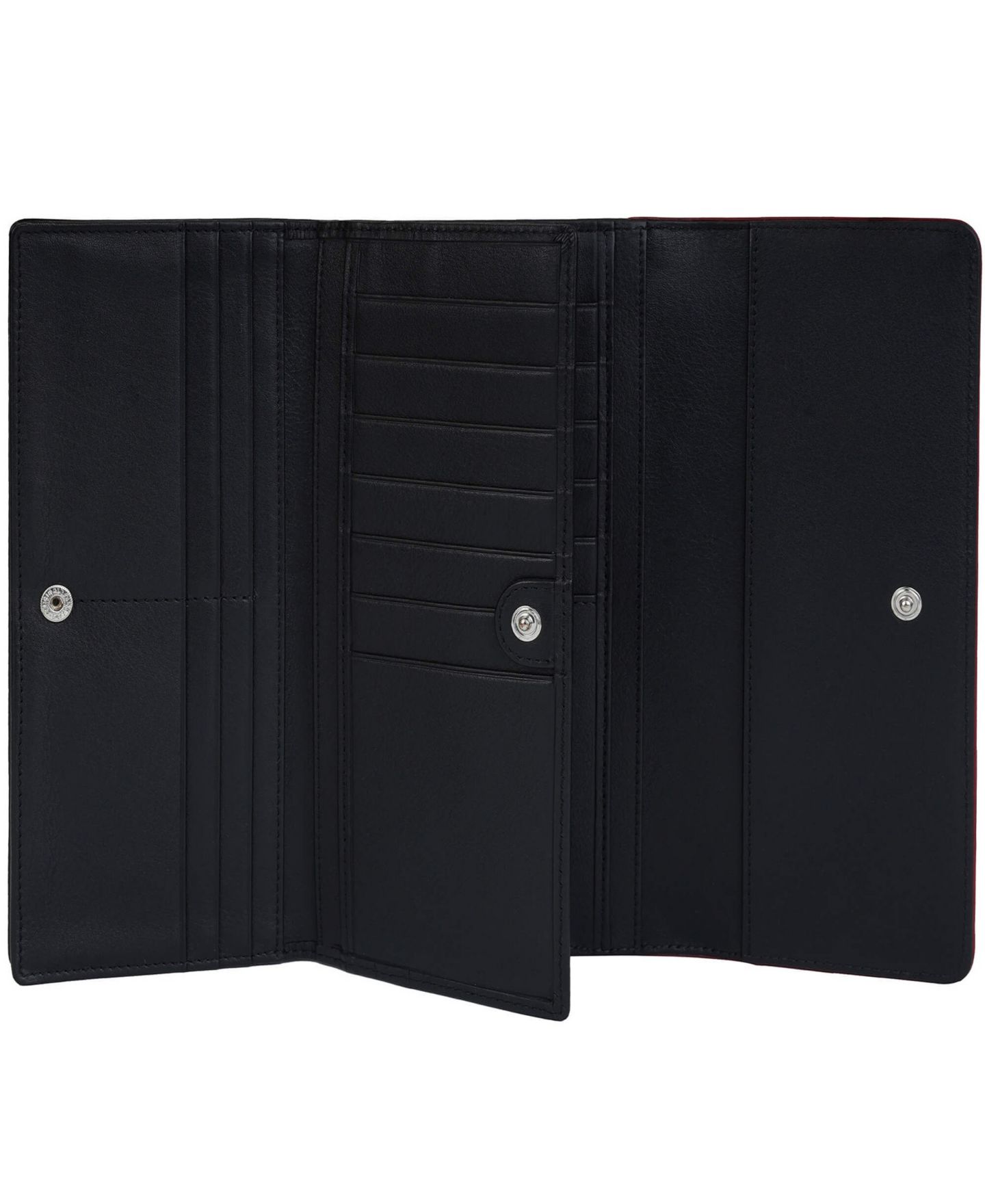 Женский кошелёк Mancini Sonoma RFID Secure Quad Fold Wallet, цвет: Чёрный — фото 5