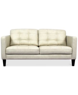 CLOSEOUT! Pezley 67" Leather Loveseat