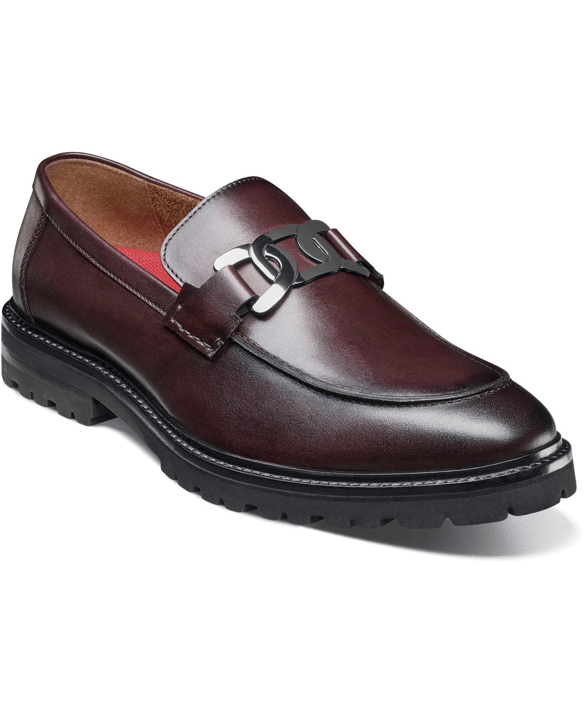 Men's Hale Moc Toe Bit Slip On Loafer - Bordeaux