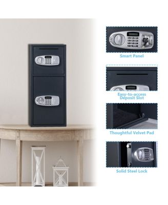 2 Doors Digital Safe Box