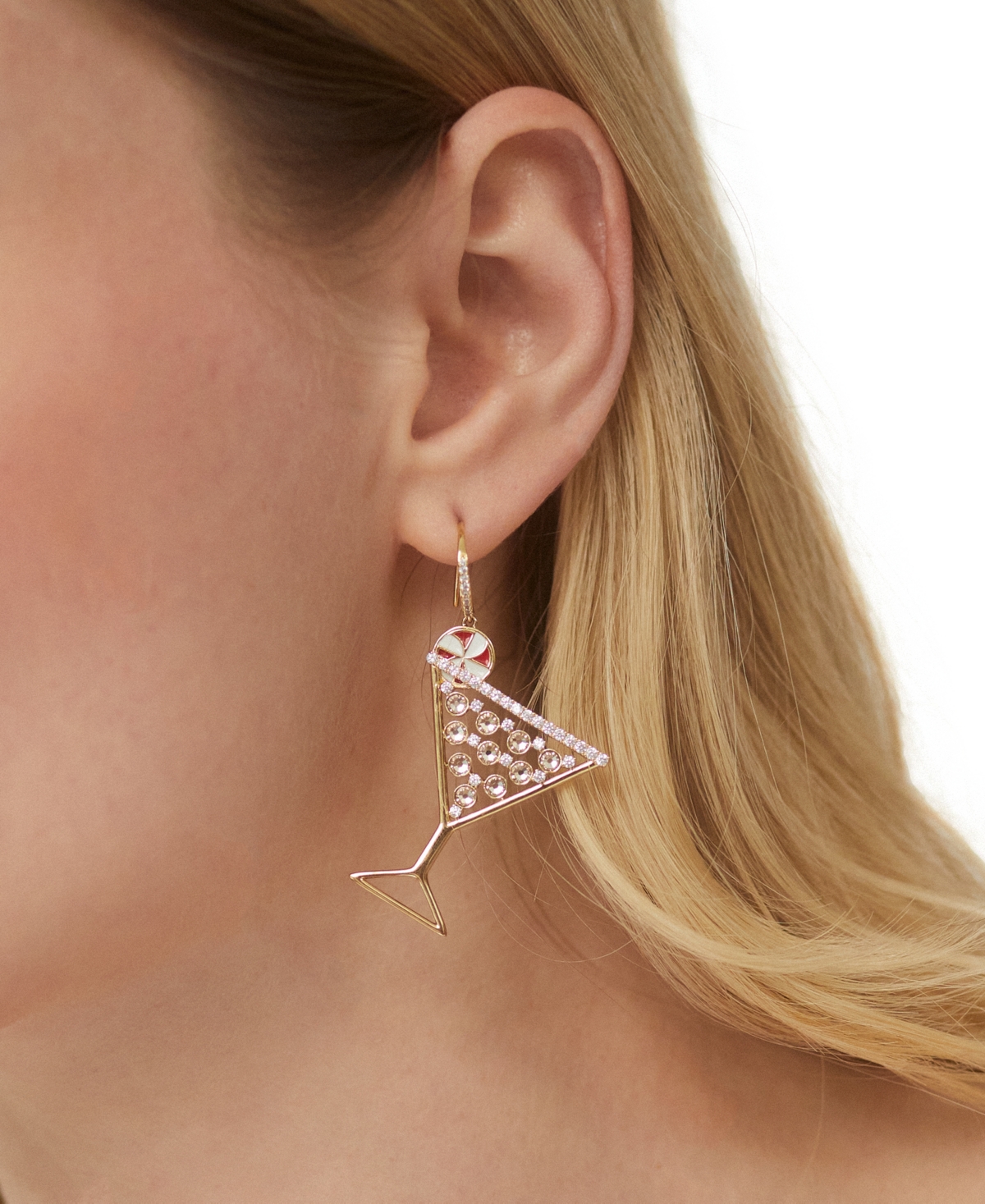 Nadri Crystal simplemade Pear Drop Earrings