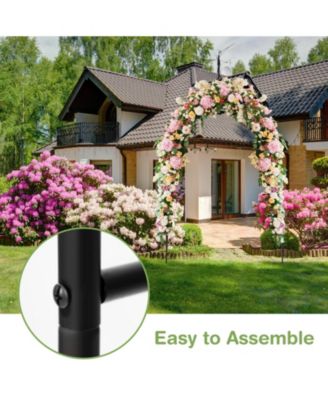 8 Feet 4 Inch High Gothic Steel Rose Arch