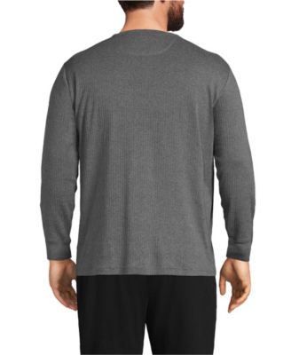 Big & Tall Knit Rib Pajama Henley