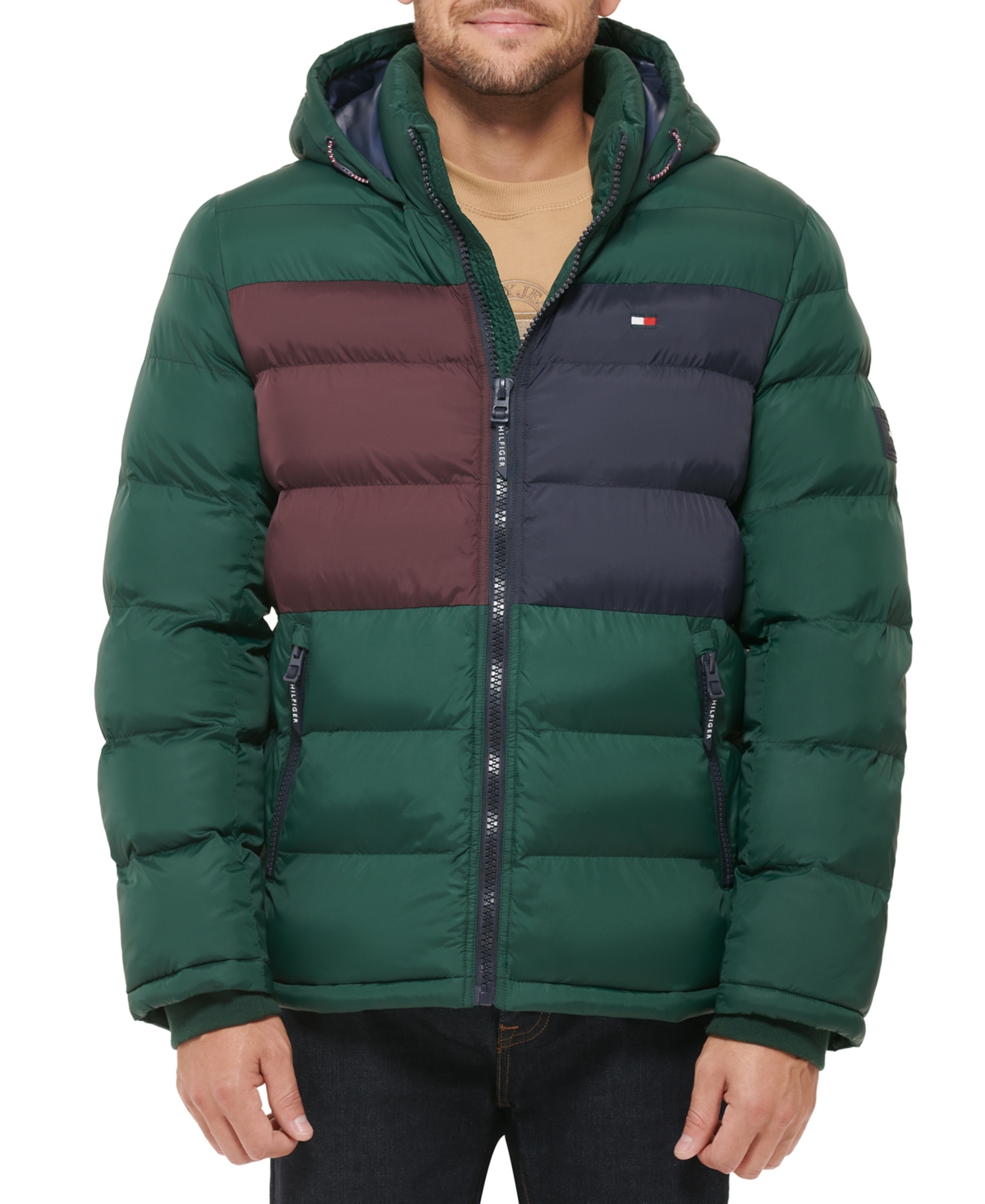 TOMMY HILFIGER MEN'S QUILTED PUFFER JACKET, CREATED FOR MACY'S 