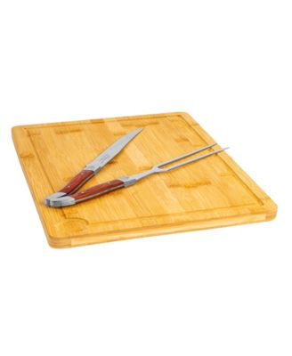 Laguiole 2 Piece Pakkawood Carving with Wood Cutting Board