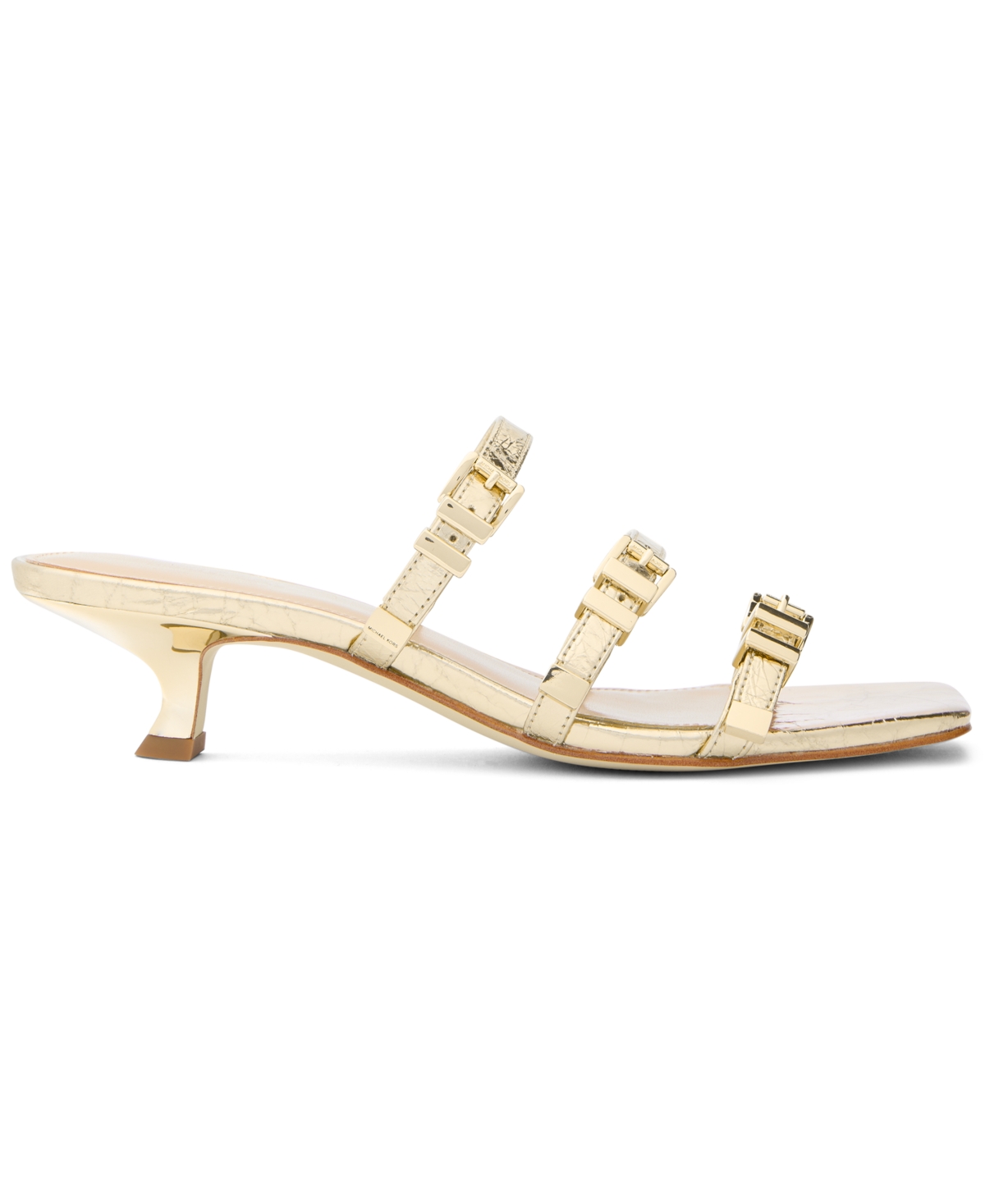 Michael Michael Kors Women's Darrington Kitten Heel Strap Sandals