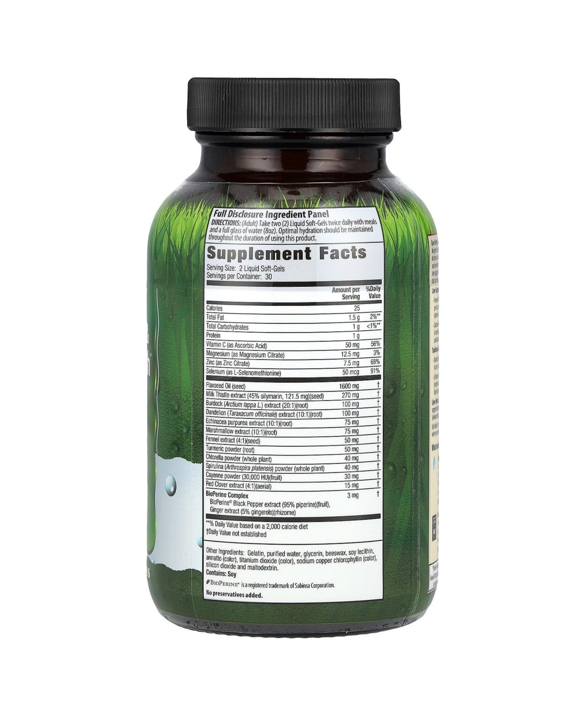 Irwin Naturals Liver Detox & Blood Refresh - Liquid Soft-Gels