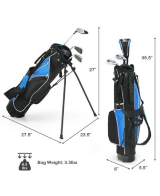 Complete Golf Club Set for Children Age 8-10-Blue