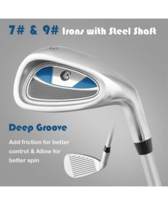 Complete Golf Club Set for Children Age 8-10-Blue