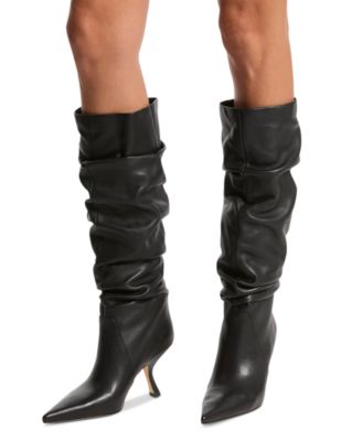 (取寄) マイケルコース レディース ルナ ブーツ MICHAEL Michael Kors women Luna Boots Camel Michael Kors Women's Luna Knee High Slouch Boots - Macy's