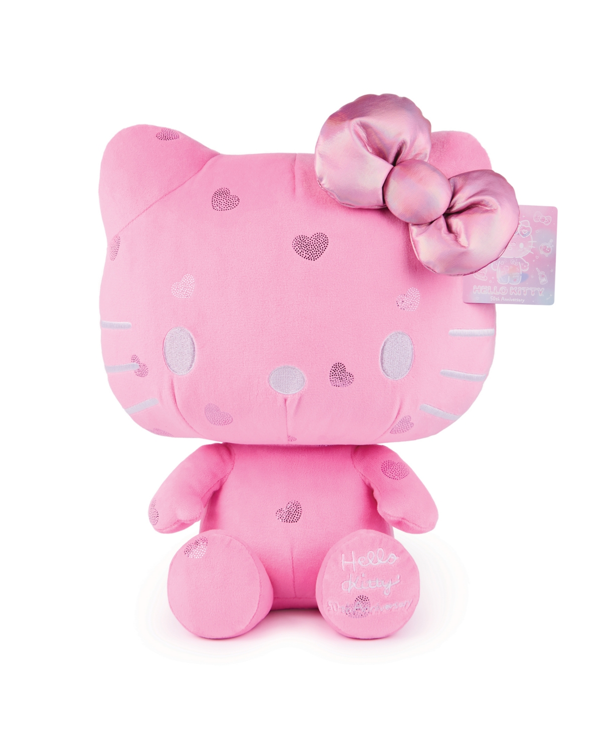 Hello Kitty Gund Sanrio 50th Anniversary Plush, 12" In Multi Color