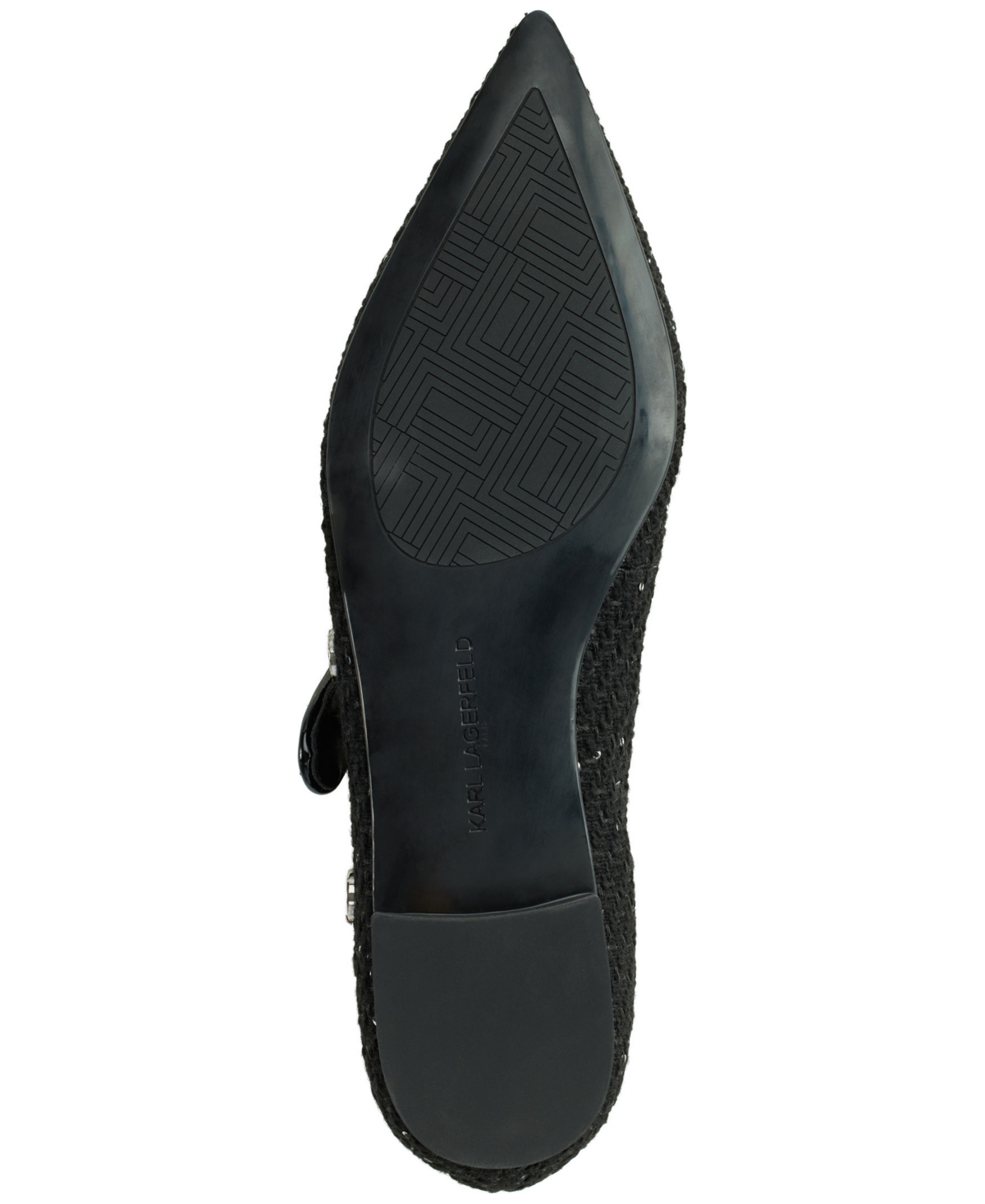 Karl Lagerfeld Paris Women's Vicci Embellished Mary Jane Flats