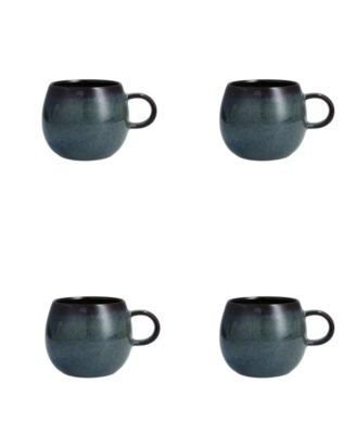 Northern Lights Mugs, Set of 4