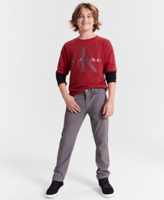 Big Boys Fancy Long Sleeve Doubler T-shirt